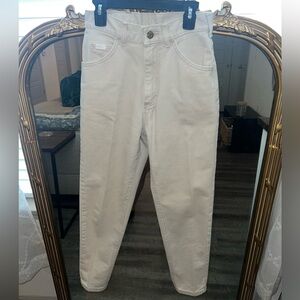Cream Vintage Lee jeans size 2
